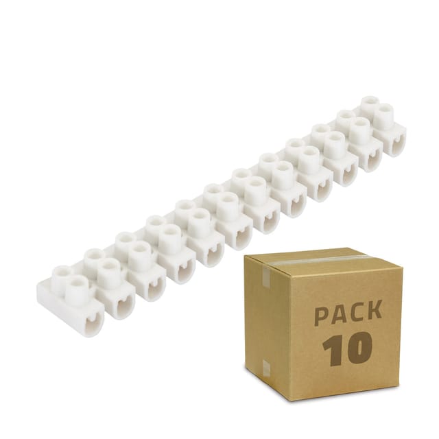 10er Pack Lüsterklemmen Mit Jeweils 12 Verbindungen 10 Mm²