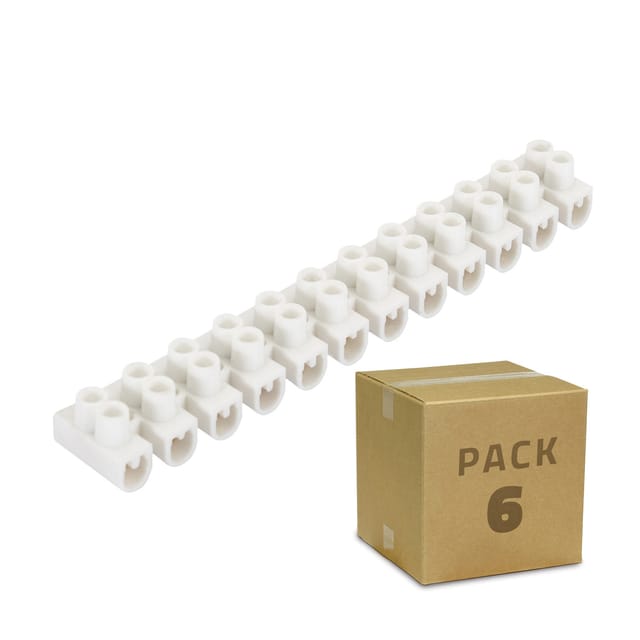 6er Pack Lüsterklemmen Mit Jeweils 12 Verbindungen 10 Mm²