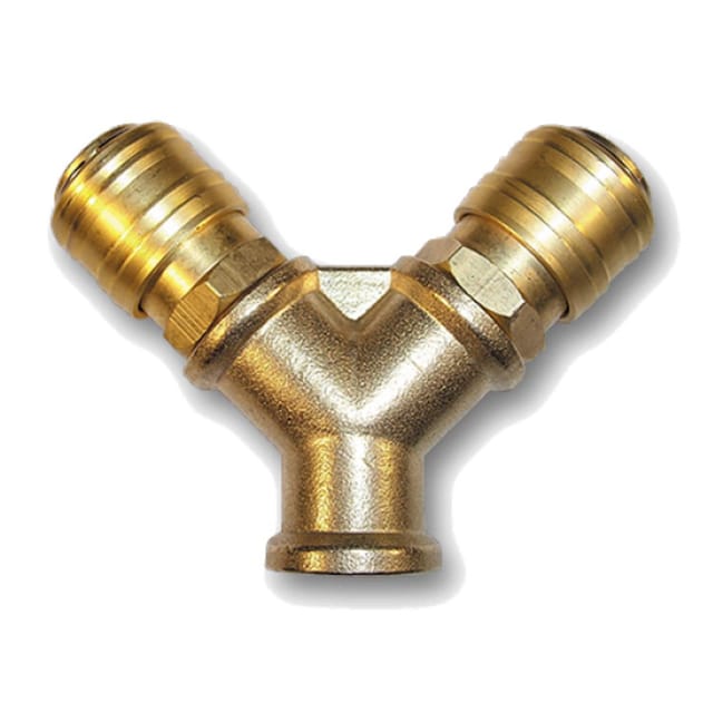 Druckluftverteiler 3/8" Mit Kupplungen 2-fach