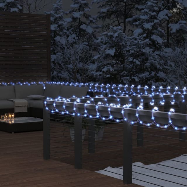 Lichtschlauch 120 Leds Kaltweiß 5 M Pvc Vidaxl