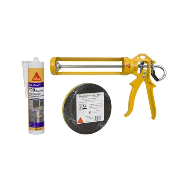 Bausatz Sika Fensterbeschlag Polyurethanschaum - Silikonspachtel 300ml - Handpistole Für Kartusche