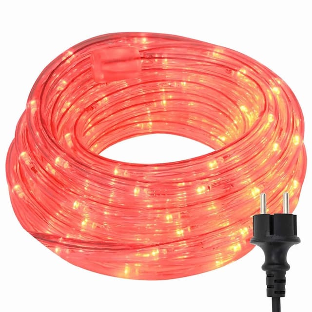 vidaXL Lichtseil mit 480 LEDs Rot 20 m PVC 42018931