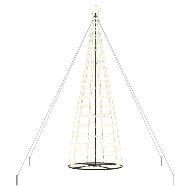 vidaXL LED Weihnachtsbaum mit 800 LEDs Warmweiß 400 cm Eisen 42018761