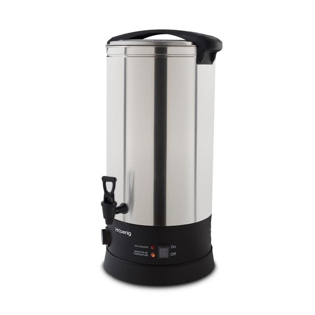 H.Koenig Multifunktionaler LEGI25, Sterilisator für Einmachgläser und Zubereitung von heißen Rezepten, 25 l, Edelstahl
