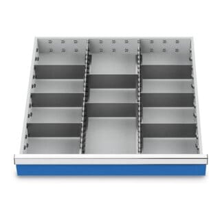 Bedrunka+Hirth Metalleinteilung Set 10-teilig R 24-24 600 x 600 mm