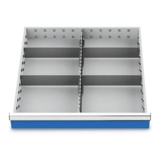 Bedrunka+Hirth Metalleinteilung Set 5-teilig R 24-24 600 x 600 mm
