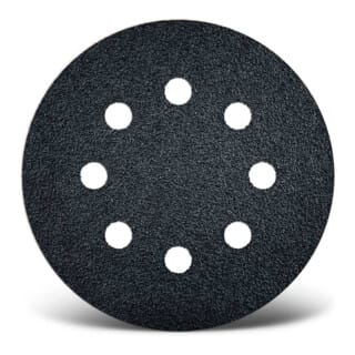 Black Klett-schleifscheiben, 115 Mm, 8-loch, F. Exzenterschleifer, Siliciumcarbid (50 Stk.) K600 - Menzer