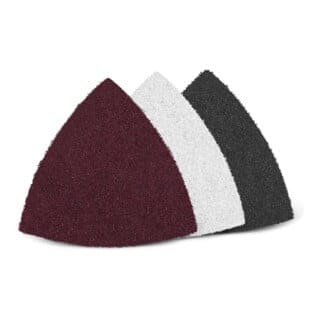 Fleece Schleifvliese, 82 Mm, F. Deltaschleifer, Faservlies (10 Stk.) Grob (ca. K 80) - Menzer