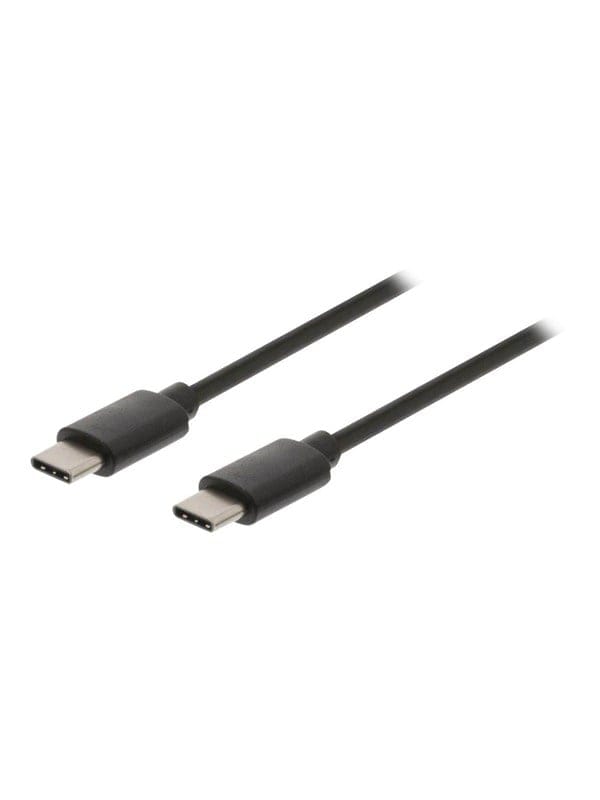 Usb Kabel Usb 20 Usb C Stecker Usb C Stecker 60 W 480 Mbps Vernickelt 100 M Rund Pvc Schwarz Box