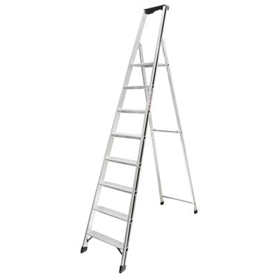 Stufenstehleiter 8stufen Standhöhe 1,81m 8 Stufen Standhöhe 1,81 M - Hymer
