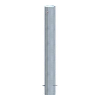 Schake Stahlrohrpoller Ortsfest Aus Stahlrohr Verzinkt Ø152x3,2mm Zum Einbetonieren 1200mm Gesamtlänge