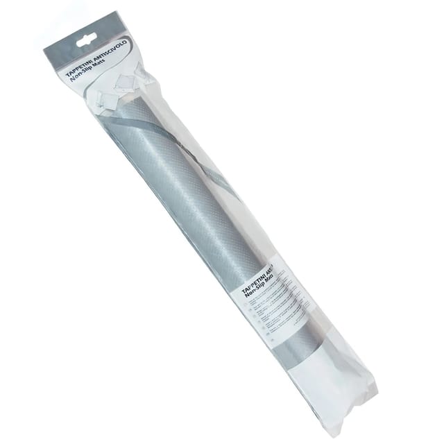 Antirutschmatte Für Schublade, Gestrichelt, Länge 1,5m, Breite 480mm, Kunststoff, Grau - Emuca