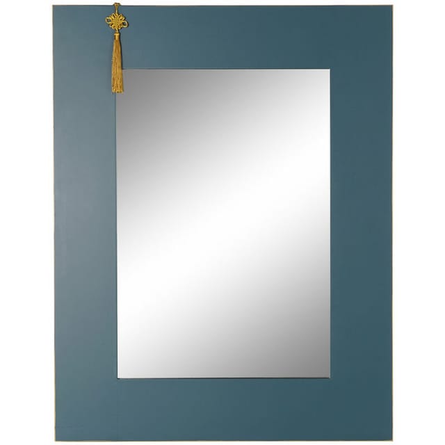 Dkd Home Decor - Mirror Mdf Fir 70x2.5x90 Oriental Blau Mdf Firmaterial Multicolor -farbfamilienspiegel Details