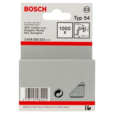 Flachdrahtklammer Typ 54, 12,9 X 1,25 X 14 Mm - Bosch