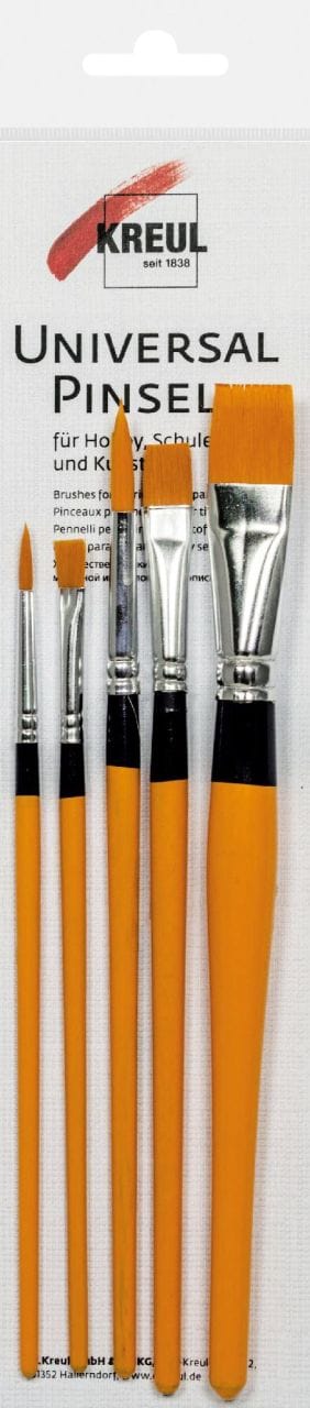Kreul Universalpinsel Synthetics 5er Set Universalpinsel