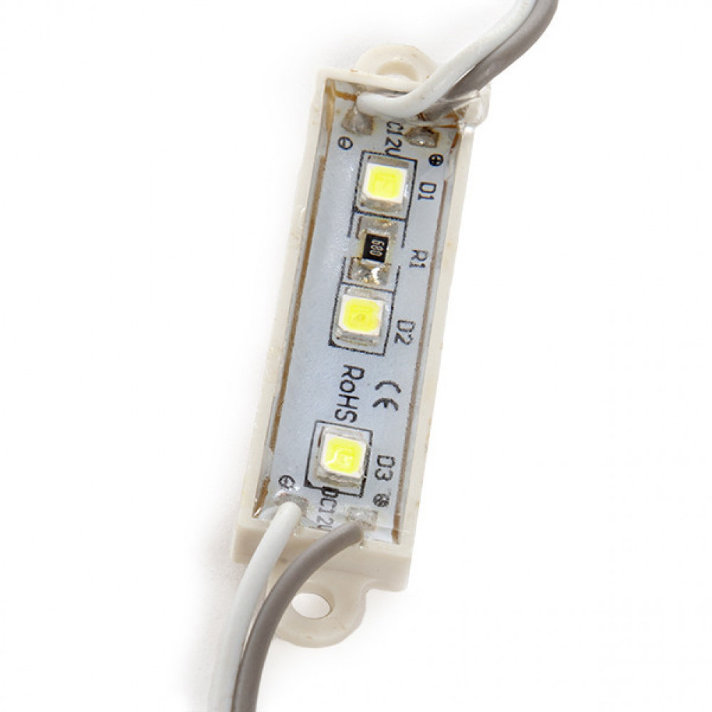 Modul 0,3w 13lm 3 Leds Smd3528 40.000h [us-lmp3528w3a-0003]