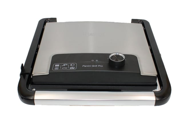 01.112425.01.001 Elektro Panini Grill Antihaftbeschichtung, Kontrollleuchte, Klappbar Schw - Princess