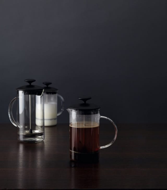 Leonardo Caffè Per Me Kaffeemaschine 1 L Schwarz Transparent