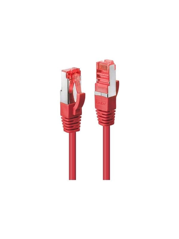 Lindy - 47735 Rj45 Netzwerkkabel, Patchkabel Cat 6 S/ftp 3.00 M Rot 1 St.