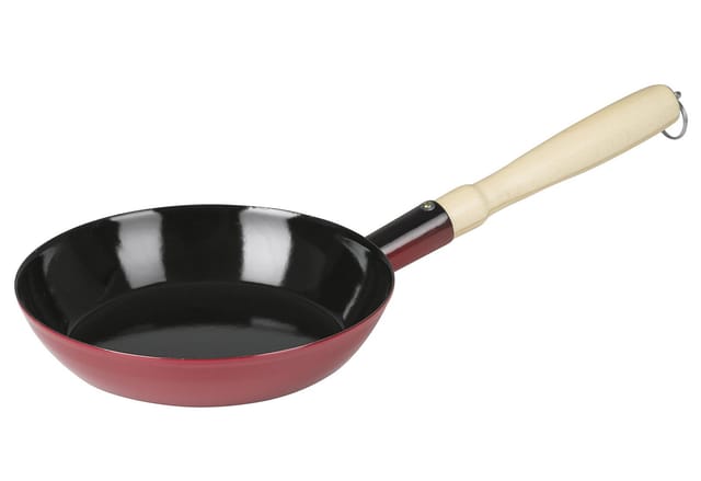 Riess Holzknechtpfanne Ø26cm Rot Emaille
