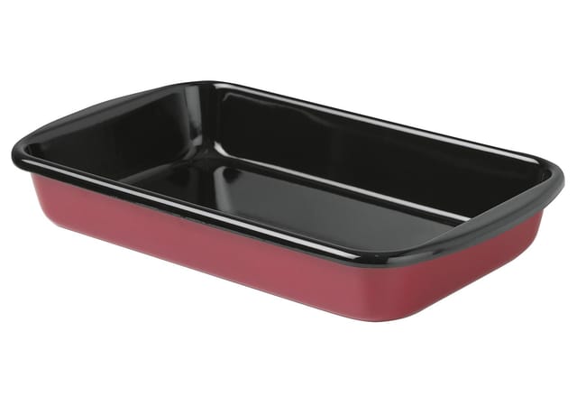 Riess Auflaufform 38x22,5x7cm Rot Emaille