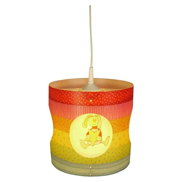 Kinderzimmer Deckenleuchte Lampenschirm Drehend Motiv Rabbit – Tolle Lichteffeke