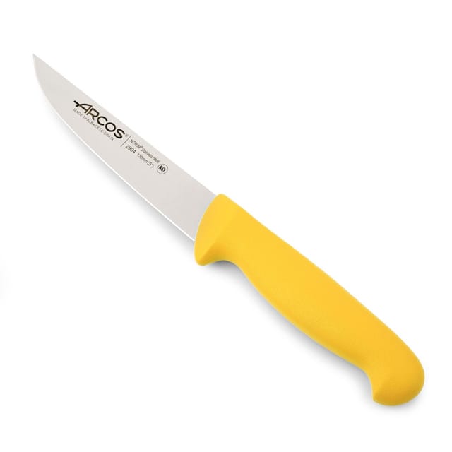 Arcos - Küchenmesser 2900 - Prof 290400 Aus Nitrum-edelstahl Und Mango Ergonomisches Gelbes Polypropylen Und 13 Cm Klinge, Vitrine
