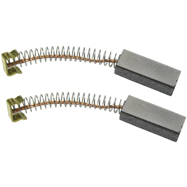 Trade-shop - 2x Kohlebürsten Motorkohlen 23mm X 9mm X 6mm Kohlestifte Motorbürsten Schleifkohlen Carbonbürste Mit Kupferdraht Und U-anschlussbügel Ersetzt Kirby 107189 G1 G10 Sentria G2 G3 G4 G5 G6 G7