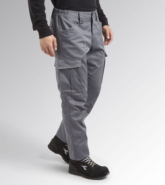 Diadora - Utility Staff Stretch Cargo Arbeitshose - S - Grau