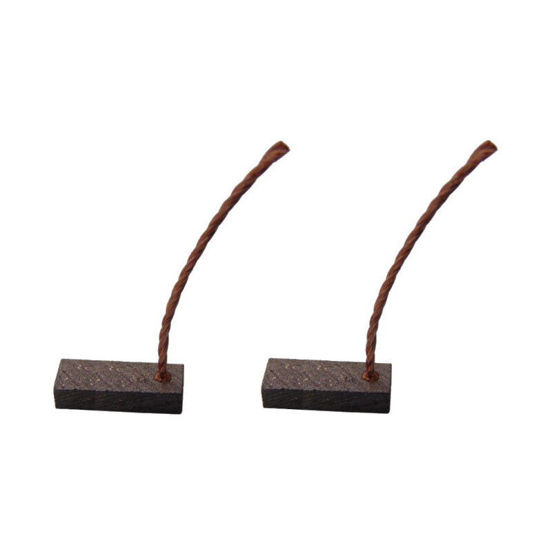 Trade-shop - 2x Motorkohlen Kohlebürsten 4 X 6 X 15mm 12-24 Volt Für Verschiedene Kfz-motoren Rolltor Garagentor Antriebe Lichtmaschine Verdeck