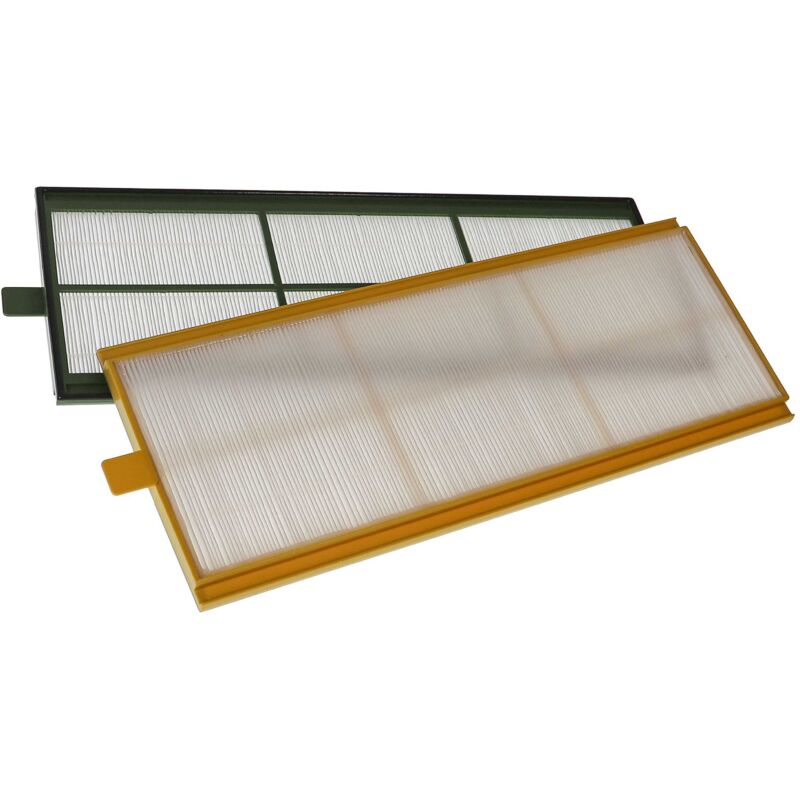 Filterset Ersatz Für Zehnder 400100085 Für Lüftungsgerät - Luftfilter G4 / F7 (2 Stück), 50 X 16 X 1 Cm, Weiß / Gelb / Grün - Vhbw