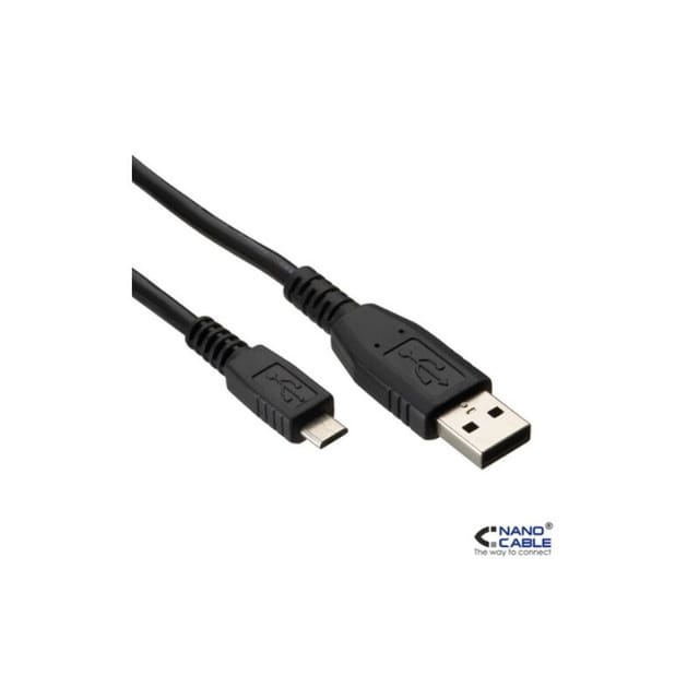 Nano Cable - Nanokabel - Usb 2.0 Kabel 3m A/m-micro Usb B/m Anschluss Zum Laden/daten Smartphones, Tablets, Etc.