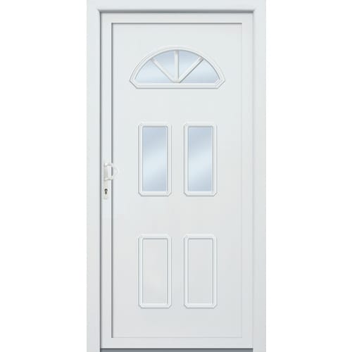 Meeth - Signum Pvc Model 44, Innen: Weiß, Außen: Weiß, Breite: 98cm, Höhe: 208cm, Öffnungsrichtung: Din Links
