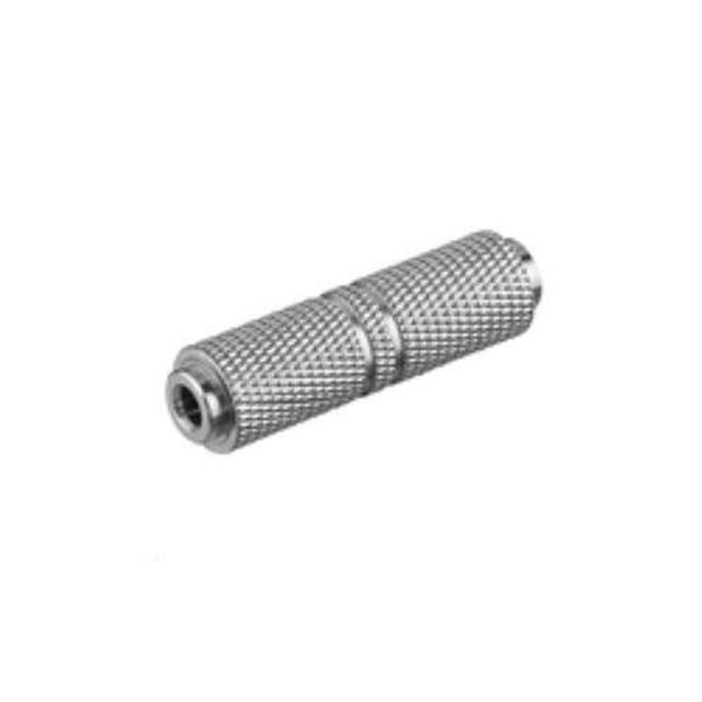 Audalff - Stereo-adapter (3,5 Mm, Buchse/buchse), Silber - Microconnect