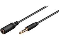 Microconnect - 3,5mm - 3,5mm, 1,5m Audiokabel 1,5m 3,5mm Schwarz - Audiokabel (1,5m, 3,5mm, 3,5mm, 1,5m, Schwarz)