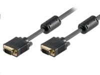 Microconnect - Svga, 2m Vga Vga (d-sub) Kabel Schwarz - Vga Kabel (2m, 2m, Vga (d-sub), Vga (d-sub), Schwarz, Stecker/buchse, Hd-15)