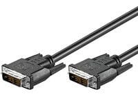 Microconnect - 1m Dvi-d M/m Dvi-kabel Schwarz - Dvi-kabel (1 M, Dvi-d, Dvi-d, Schwarz, Stecker/stecker)