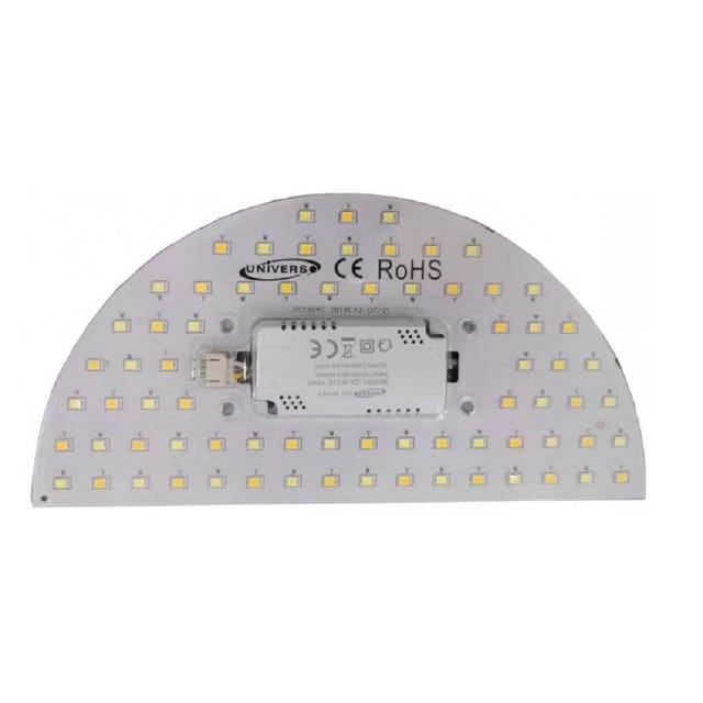 Trade Shop Traesio - Trade Shop - Circolina A Mezzaluna Disco Led Calamita 12w 3 Toni Di Colore Luce 1200lm Ca-3c -