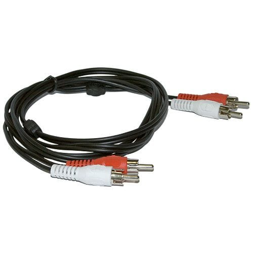Microconnect - 2xrca/2xrca, 5m Audiokabel Schwarz, Rot, White - Audiokabel (5m, 2 X Rca, Male, 2 X Rca, Male, 5m, Schwarz, Rot, Weiß)
