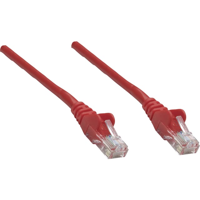 Intellinet - 342155 Rj45 Netzwerkkabel, Patchkabel Cat 6 U/utp 1.50 M Rot 1 St.