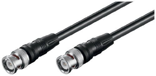 Wentronic - Verbindungskabel Bnc (rg58), Geschirmt, Bnc-stecker Bnc-stecker. Kabellänge 10 M