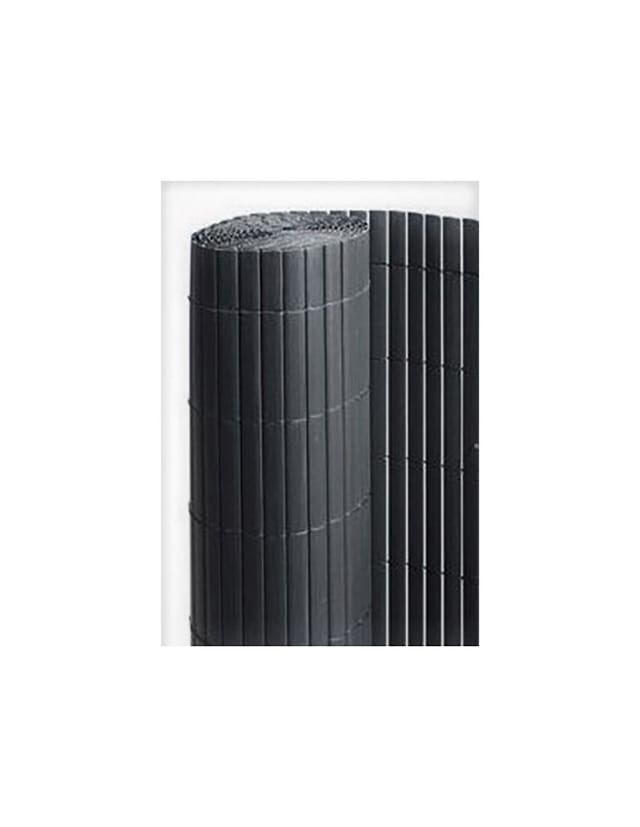 Canisse Plastic'eco Einfachseite Grau 1 M X 3 M