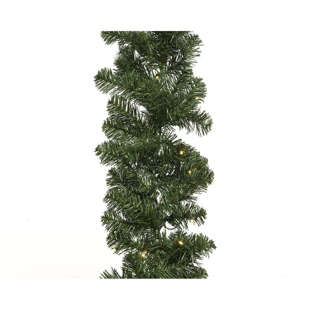 Kaemingk Künstliche Tannengirlande Grün 50 Led Weihnachtsdeko
