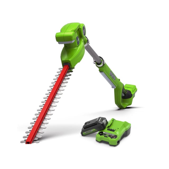 Heckenschere Auf 51-cm-stange Greenworks 24v - 1 Batterie 2,0 Ah - 1 Ladegerät - G24ph51k2
