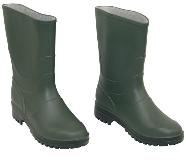 Stivali In Pvc Verdi Tronchetto N 38