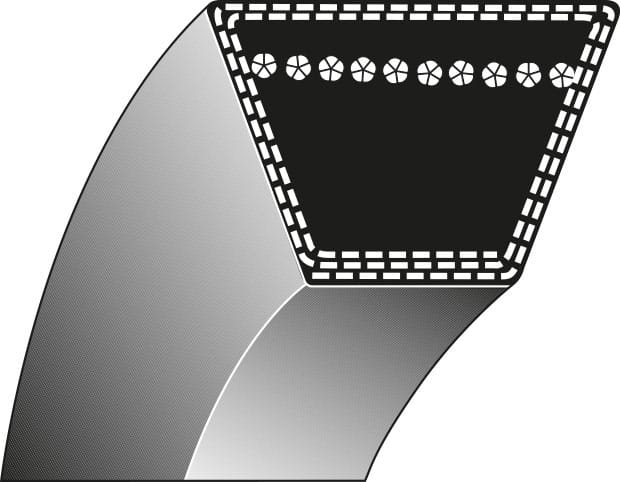 Standard-trapezriemen-rasenmäher Mtd 15,8x2082,8 Mm 5/8 "x82