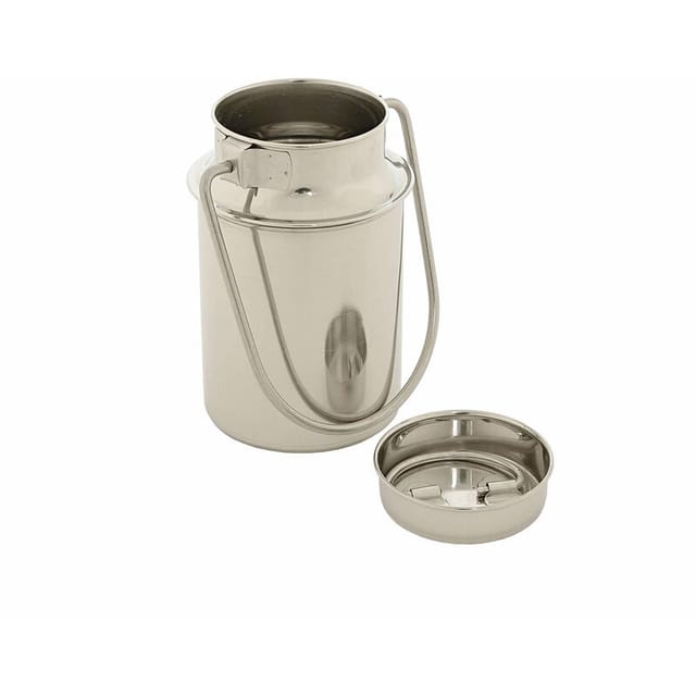 Licht-erlebnisse - Milchkanne Edelstahl Transportkanne 1,5 Liter