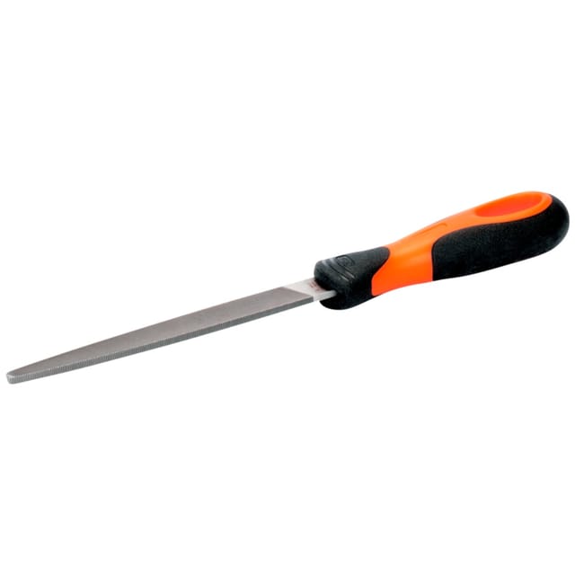 Bahco Ergo Flachfeile Mit Konisch Zulaufenden Kanten, Bastardhieb 250 Mm, Hieb 1