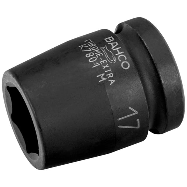 Bahco 1/2 Kraft-steckschlüssel-einsatz, Sechskant, 34 Mm, Phosphatiert