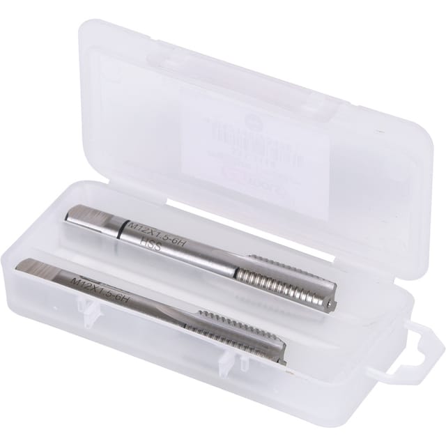 Satz Handgewindebohrer Ks Tools Hss - Mf12 X 1,5 Mm - Schrupp-finisher - 2 Stück - 331.1114